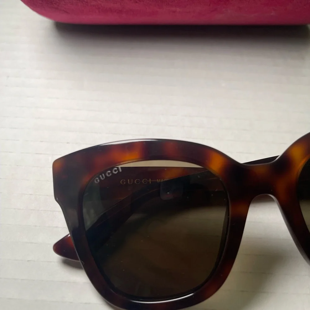 GUCCI SUNGLASSES GG 0029SA 002 HAVANA/BROWN - Picture 5 of 13
